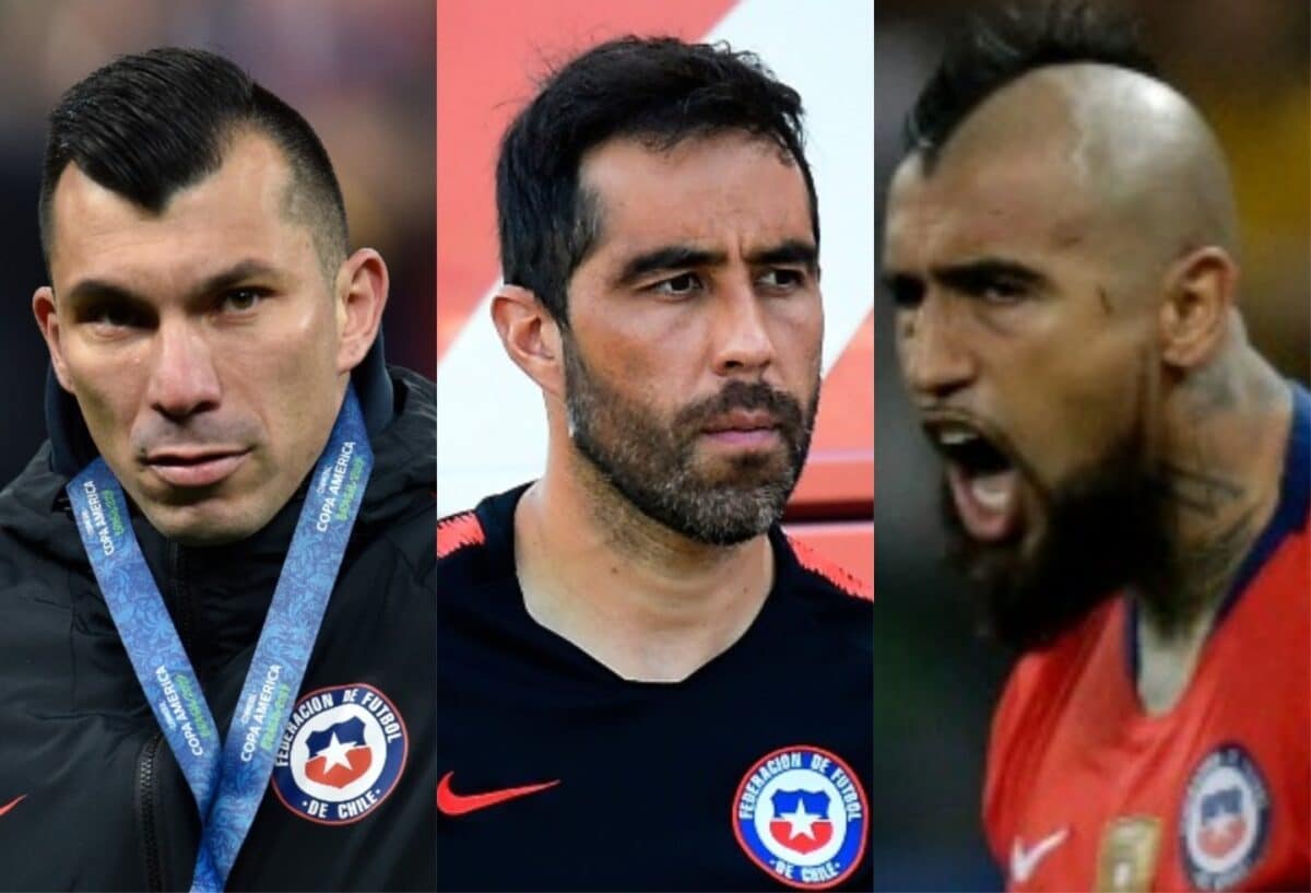 Gary Medel, Claudio Bravo, Arturo Vidal