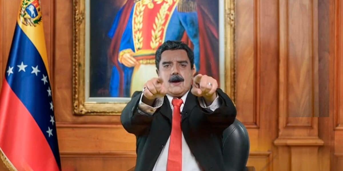 Felipe Parra y su imitación a Nicolás Maduro.