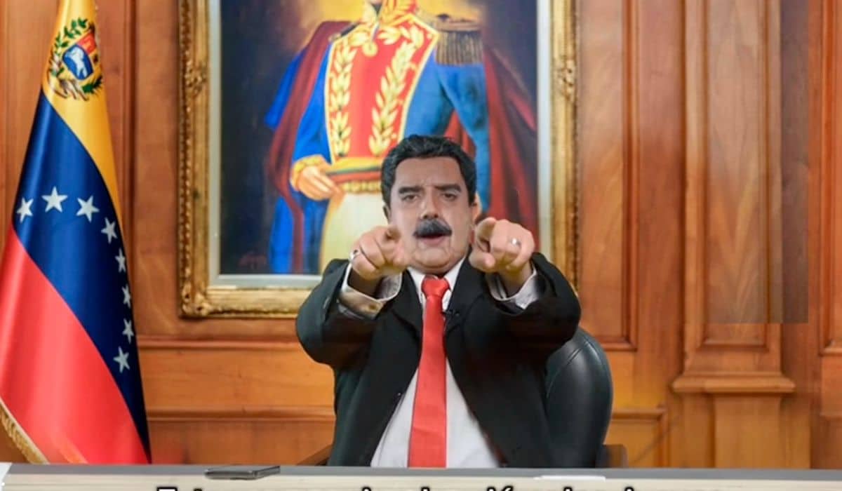 Felipe Parra y su imitación a Nicolás Maduro.