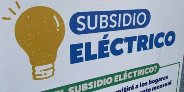 El Subsidio Eléctrico brindará una rebaja