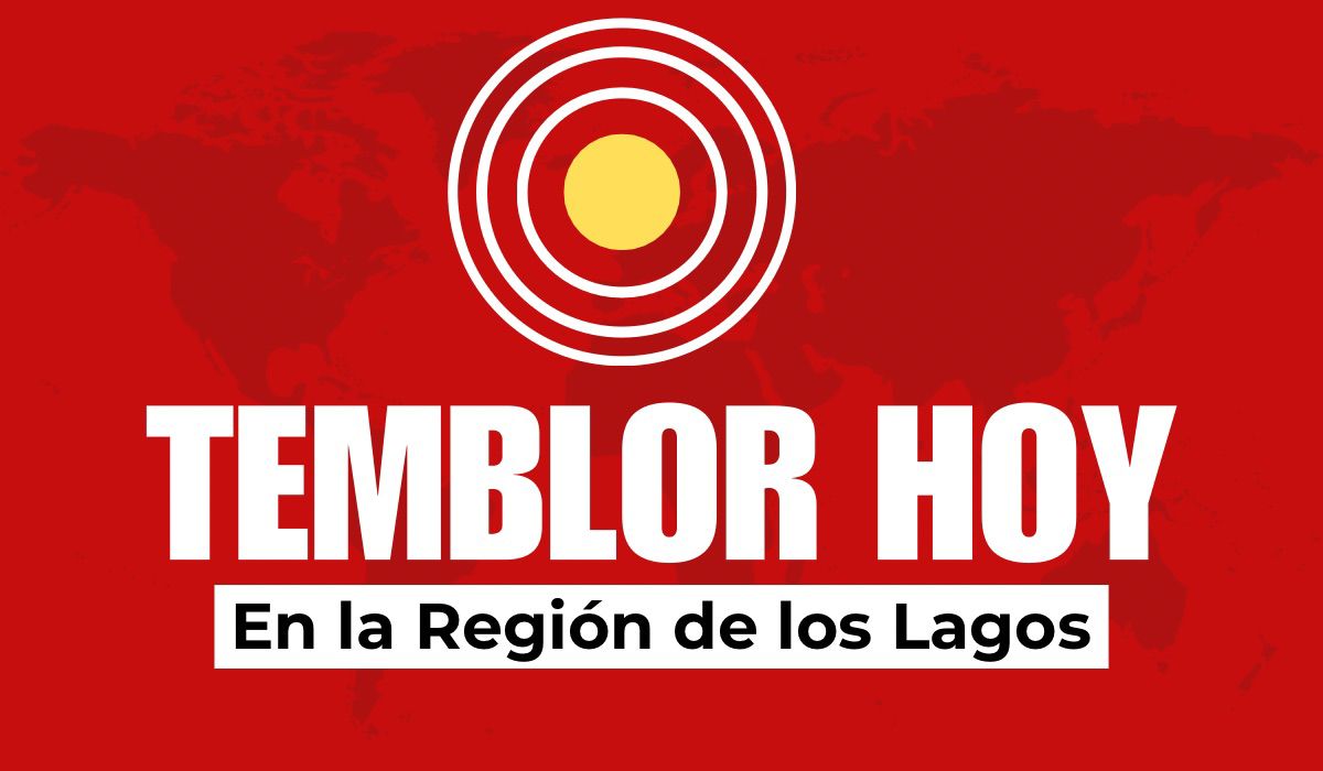 Temblor en Los Lagos