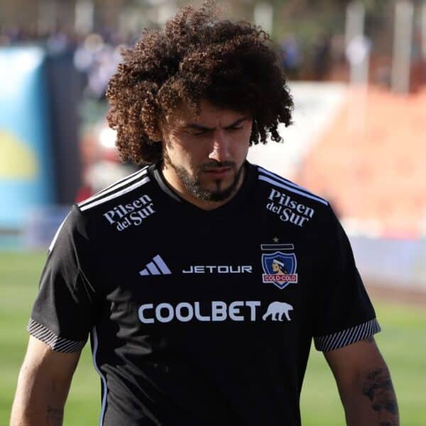 Maximiliano Falcón con Colo Colo