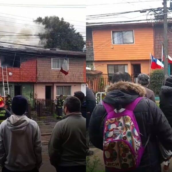 Incendio en Osorno