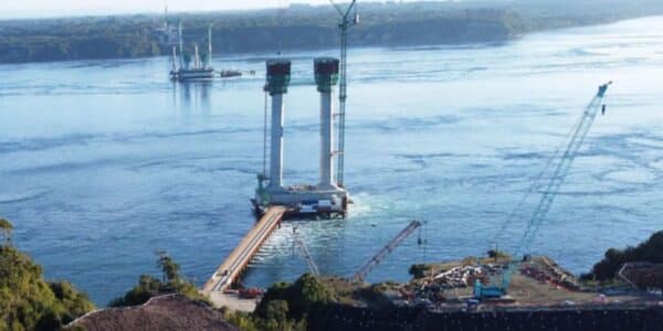 construcción del puente Chacao