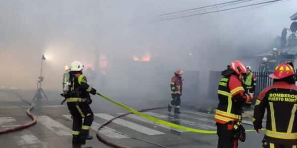 Incendio en Andacollo, Puerto Montt.