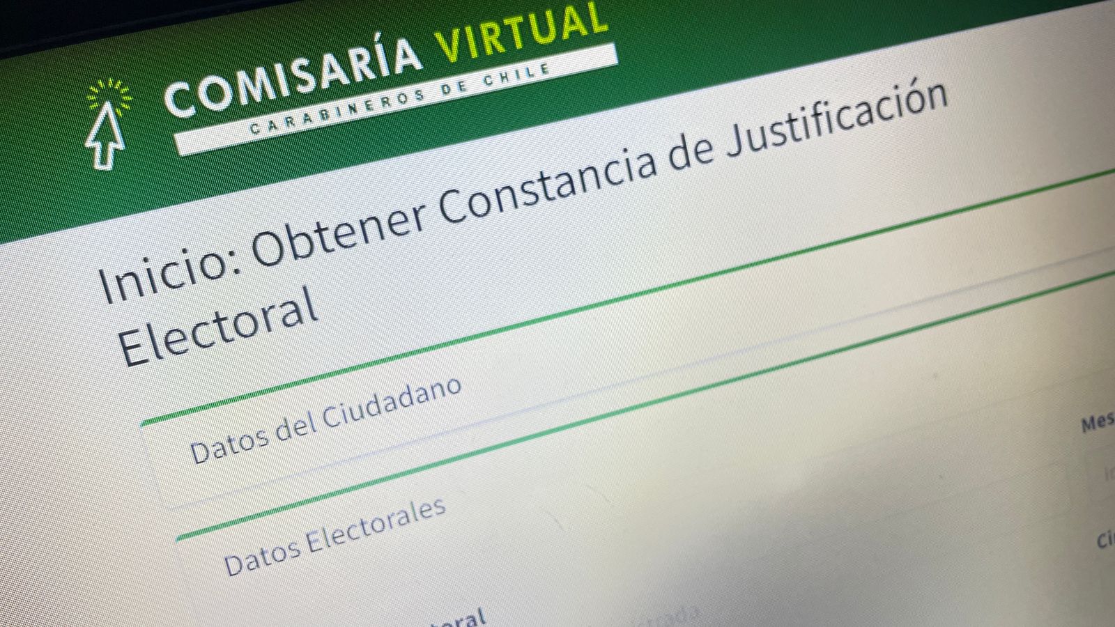 Comisaría Virtual de Carabineros