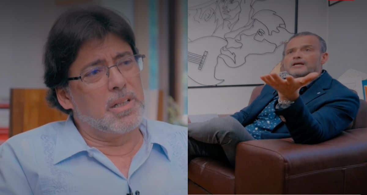 cruce entre Daniel Jadue y Iván Núñez