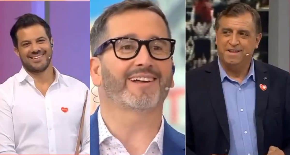 Eduardo Fuentes se reencuentra en vivo con su exesposa